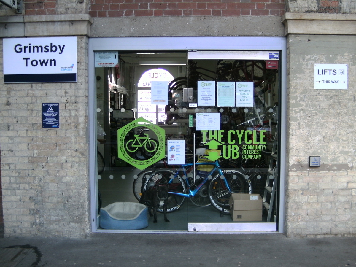 Cycle hub, Grimsby Town